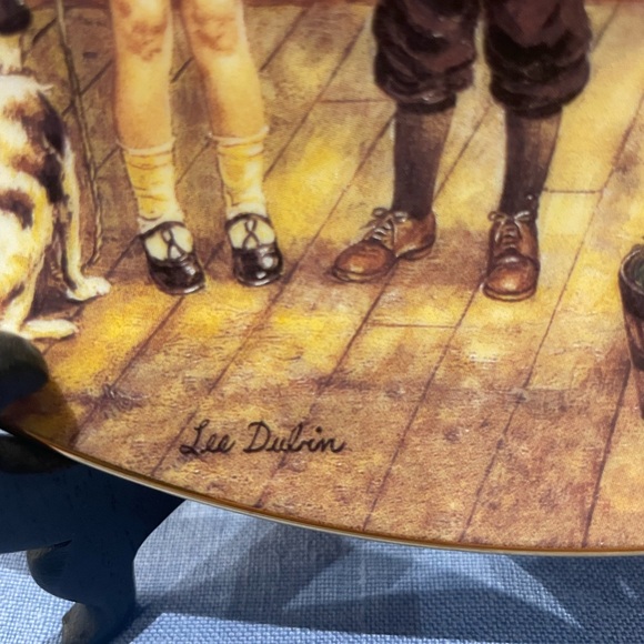 Vintage: Bradford Exchange 1994, “Sam’s Grocery Store” by Lee Dubin. No: 1726B. - Picture 8 of 12